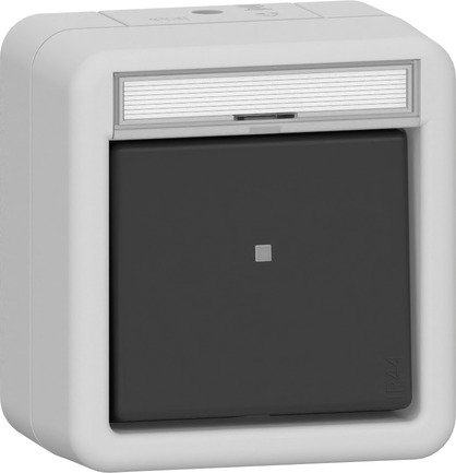 GIRA wissel schak verlicht opb wd grijs 311630 - 311630 - 11008741