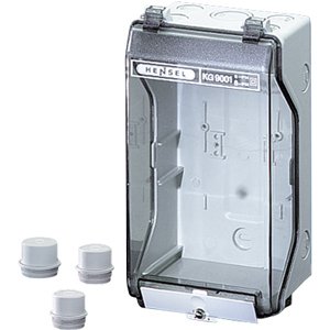 Hensel Lege behuizing IP66. inb. afm. 101x205x95 mm. Tranparant klapdeksel - 3300139 etim internet - 20010760