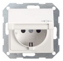 GIRA wcd 1v ra met klapdeksel wit 445403 - 3300396 - 3300396