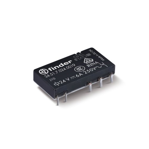Finder FIN RELAIS 1W 6A  24VDC S. - 3451 0019 - 20006335