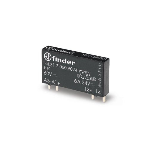 Finder FIN SSR RELAIS 1M 6A/24VDC  12VDC S. - 348170609024 6a - 20006349