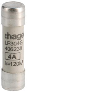 HAGER cilindrische zekering 10x38mm 4a LF304G - 34e6ce4e7d0a1fb8e3a2c7c9a5ebd22a - 11009643