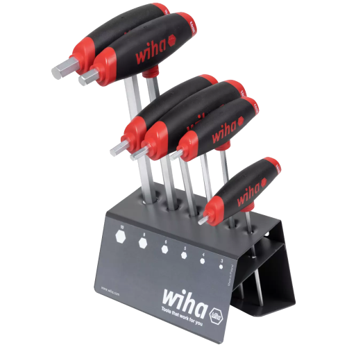 WIHA ComfortGrip Inbussleutelset met zijpunt in houder 334DS 3-10mm, 7 - 35a64474 f91f 45e1 9e41 10923f24a382 - 20014414