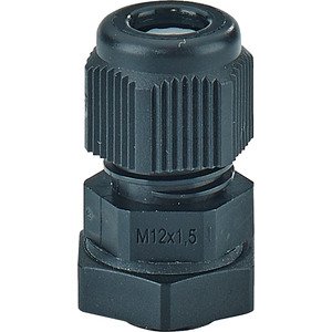 Hensel Kabelwartel IP66/IP67/IP69. M12. Zwart. Afdichtbereik &Oslash; 2-5 mm - 36000165 etim internet - 20010341