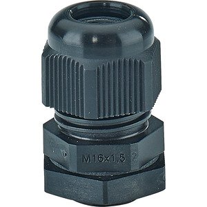 Hensel Kabelwartel IP66/IP67/IP69. M16. Zwart. Afdichtbereik &Oslash; 3-10 mm - 36000166 etim internet - 20010342