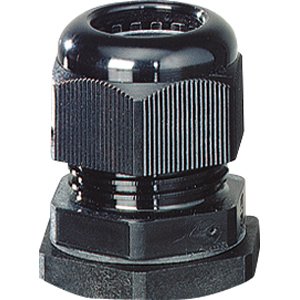 Hensel Kabelwartel IP66/IP67/IP69. M12. Zwart. Afdichtbereik &Oslash; 2-5 mm - 36000195 etim internet - 20010341