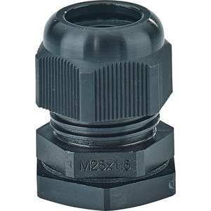 Hensel Kabelwartel IP66/IP67/IP69. M25. Zwart. Afdichtbereik &Oslash; 8-17 mm - 36000196 etim internet - 20010344