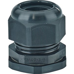 Hensel Kabelwartel IP66/IP67/IP69. M40. Zwart. Afdichtbereik &Oslash; 16-28.5 mm - 36000198 etim internet - 20010346