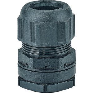 Hensel Combi-Ventilatiewartel. IP66/67. M40. Zwart. Afdichtbereik &Oslash; 16-28 mm - 36001024 etim internet - 20010701