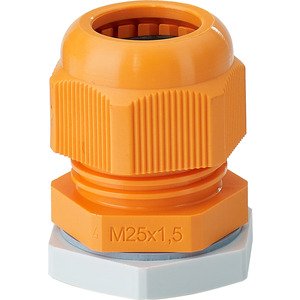 Hensel Kabelwartel Functiebehoud IP66. M25. Oranje. Afdichtbereik &Oslash; 11-17 mm - 36001035 etim internet - 20010335