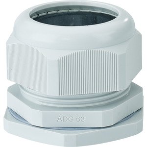 Hensel Kabelwartel IP66. M63. Grijs. Afdichtbereik &Oslash; 35-42 mm - 36001083 etim internet - 20010325