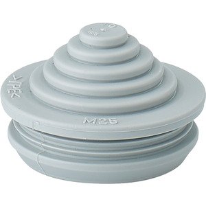 Hensel Insteektule IP55. M25. Dicht. Afdichtbereik &Oslash; 5-21mm. Grijs - 3600175 etim internet - 20011336