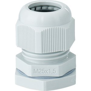 Hensel Kabelwartel IP66/IP67/IP69. M25. Grijs. Afdichtbereik &Oslash; 11-17 mm - 3600211 etim internet - 20010329