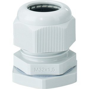 Hensel Kabelwartel IP66/IP67/IP69. M32. Grijs. Afdichtbereik &Oslash; 15-21 mm - 3600212 etim internet - 20010330