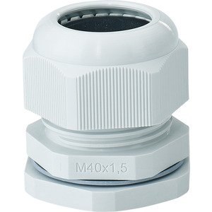 Hensel Kabelwartel IP66/IP67/IP69. M40. Grijs. Afdichtbereik &Oslash; 19-28 mm - 3600213 etim internet - 20010331