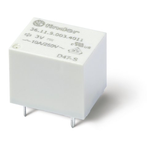 Finder FIN RELAIS 1W 10A  9VDC - 361190034011 - 20006359