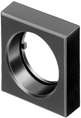 EAO 52-950.0 frontraam 24mm vierkant - 37354a835fe411e26b3c599059aea4db - 8100317