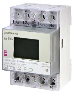 ETI 3 fase kWh-meter 40A RS485 3 mod - 380030281 - 20202076