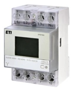 ETI 3-fase kWh-meter 65A RS485 RTU MID 3 mod - 380030287 - 20202081