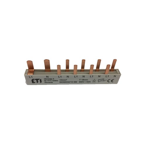 ETI kamrail 6mod 1f/n stift 2p + 4x aut. SKN0032/10 - 380050147 - 4320135