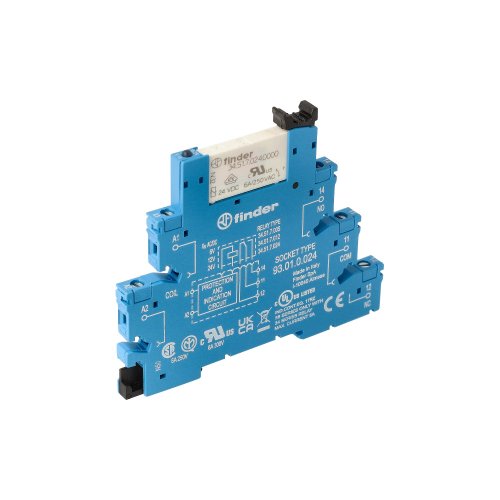 Finder FIN INTERF.RELAIS 1W 6A   24VUC - 385100240060s 1 klein - 20006377