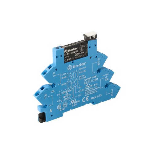 Finder FIN INTERF.RELAIS 1W 6A   230-240VAC - 386102400060 1 klein - 20006413