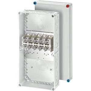 Hensel Kabeldoos IP65 BM4. 2x 25-240/ 4x 25-120 mm&sup2; Cu/Alu. 5 polig. Grijs - 3900223 etim internet - 20010687