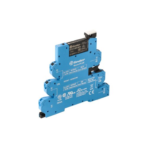 Finder FIN INTERF.RELAIS MasterPLUS 1W 6A 24..240VUC - 396102400060 1 klein - 20006550