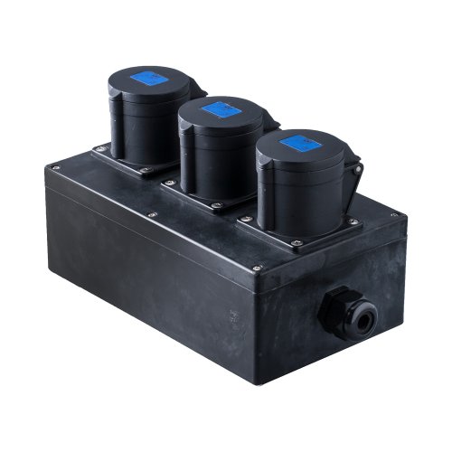 Keraf Type 10 volrubber verdeler 3xCEE 16/3/230 zwart - 3ad8590d205322ac592604e40e5c5ac1 - 20157505
