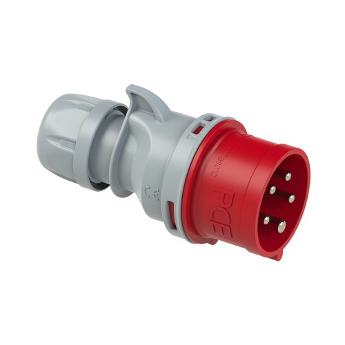 PCE CEE stekker 32A 5p 400V 6h rood IP44 Shark TT schroefloos - 3b2fbff561d260180c577503cbd54624 - 20158090