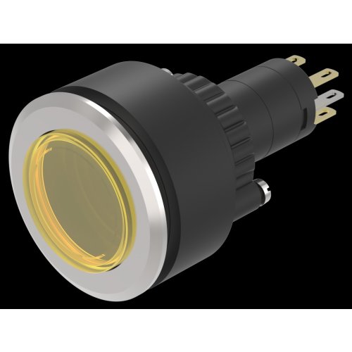 EAO Ill.pushbutton-Set flat lens yellow raised main 1NC+1NO ST/PT 28VAC/DC - 3f724fbd556ffad2e442cd75469039e0 - 20045947