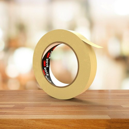 3M schilderstape zelfklevend 24mm 7100195952 - 3m 201e general purpose masking tape b40067053 7100195952 24mm 50m beige image industrial - 11010459