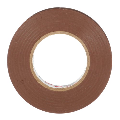 3M tape temflex 165 bruin 19mmx20m 165BR5E - 3m temflex vinyl electrical tape 165 brown 3 4 in x 60 ft 19 mm x18 m 6 mil 100 rolls case - 11006291