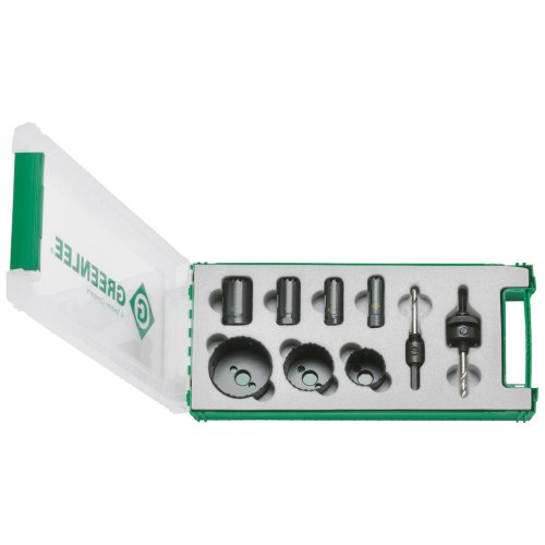 GREENLEE assortiment gatzagen + houder M16-M63 06949 - 400060116 - 5014536