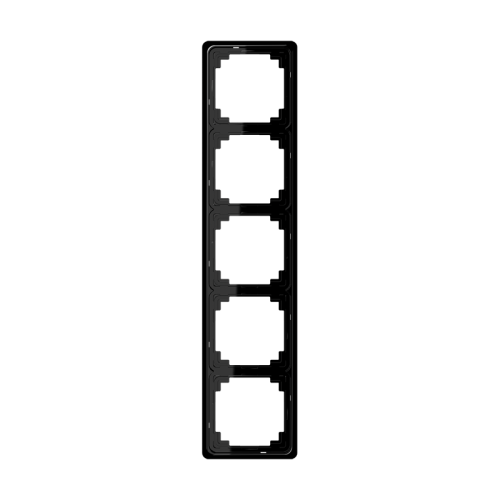 Jung Afdekraam CD-plus zwart 5-voudig - 4011377000957 - 20018341
