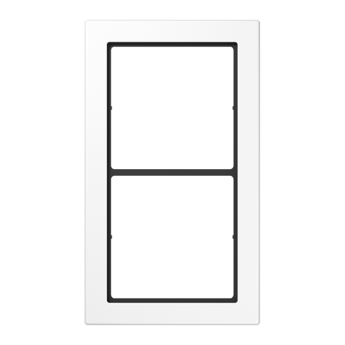 Jung Afdekraam LS-Flat-Design a.wit 2-voudig - 4011377015241 - 20018711