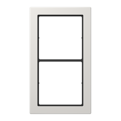 Jung Afdekraam LS-Flat-Des.li.grijs 2-voudig - 4011377015258 - 20018708