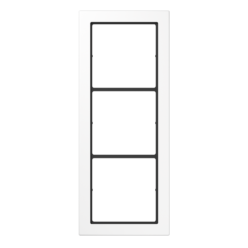 Jung Afdekraam LS-Flat-Design a.wit 3-voudig - 4011377015272 - 20018715