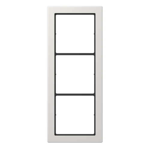 Jung Afdekraam LS-Flat-Des.li.grijs 3-voudig - 4011377015289 - 20018712