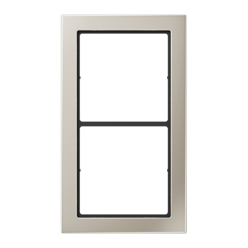 Jung Afdekraam LS-Flat-Des.edelstaal 2-voudig - 4011377015302 - 20018726