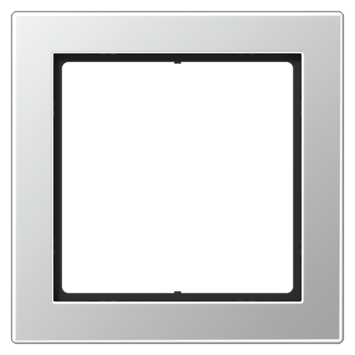 Jung Afdekraam LS-Flat-Des.aluminium 1-voudig - 4011377015326 - 20018716