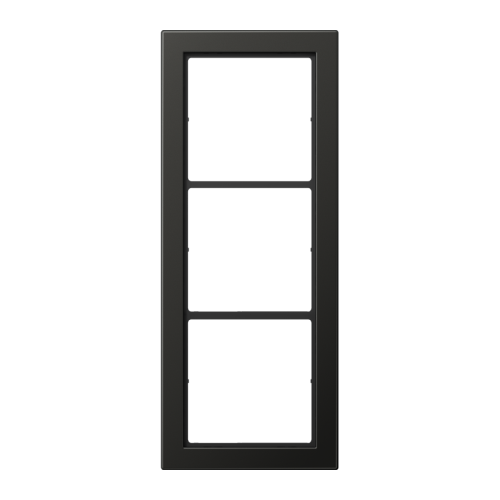 Jung Afdekraam LS-Flat-Des.antraciet 3-voudig - 4011377015371 - 20018723