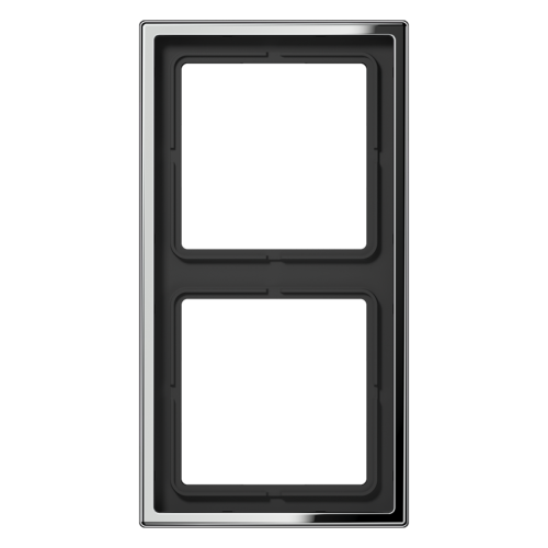 Jung Afdekraam LS-glans chroom 2-voudig - 4011377022249 - 20018780