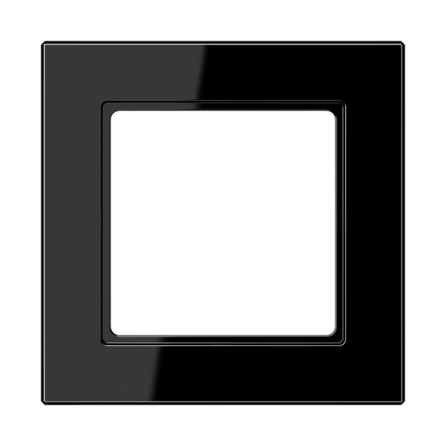 JUNG afdekraam 1v zwart AC581SW - 4011377038288 - 11002824