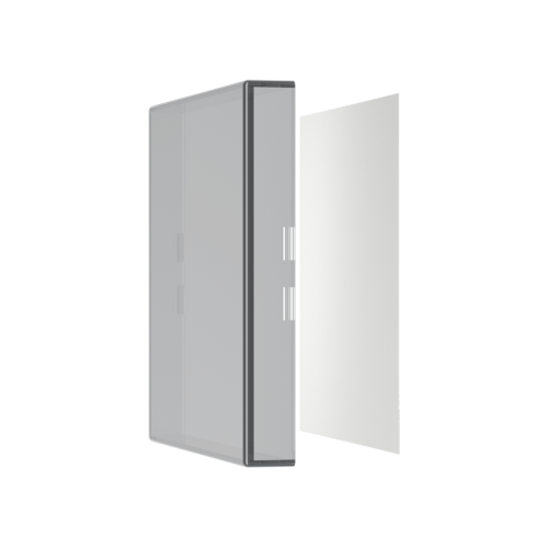 Jung Plexiglas afd. met tekststrook 66x66mm - 4011377043329 - 20019676