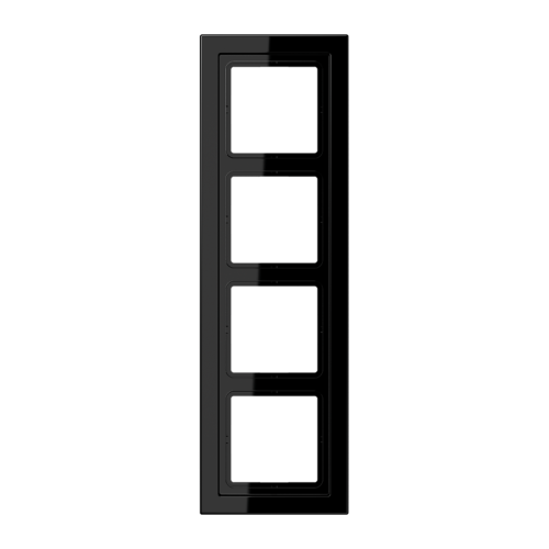 Jung Afdekraam LS-design zwart 4-voudig - 4011377045194 - 20019812