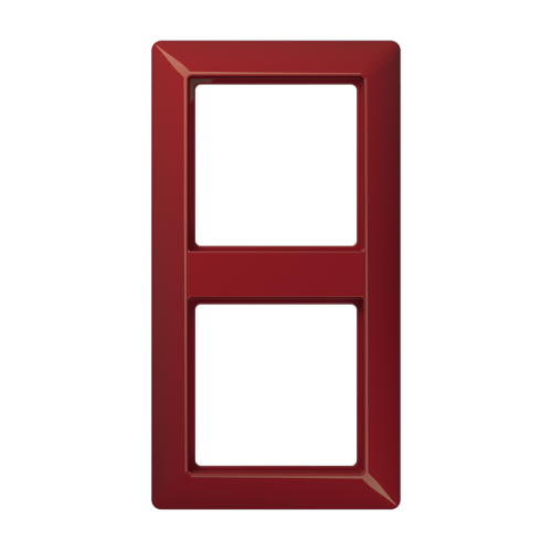 Jung Afdekraam AS500 slagvast rood 2-voudig - 4011377050945 - 20017089