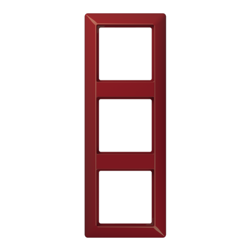 Jung Afdekraam AS500 slagvast rood 3-voudig - 4011377050969 - 20017110