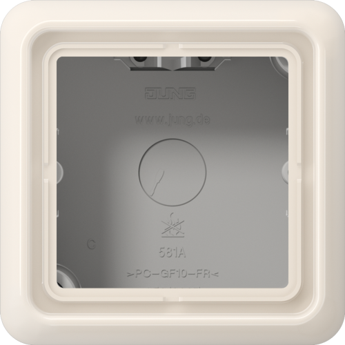 Jung Opbouwkap CD500 wit 1-voudig - 4011377051300 - 20017953