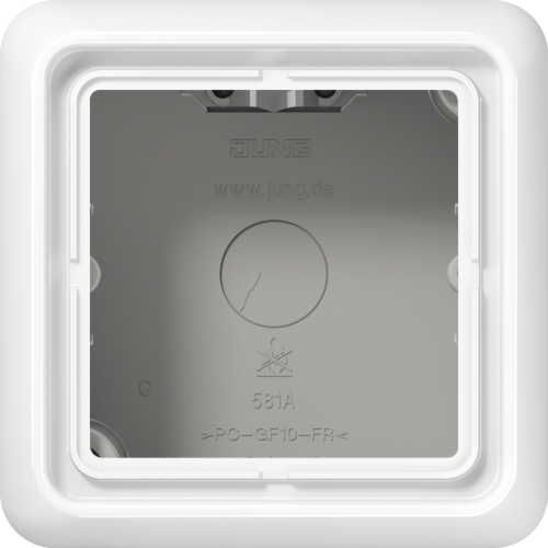 Jung Opbouwkap CD500 alpin wit 1-voudig - 4011377051409 - 20017955